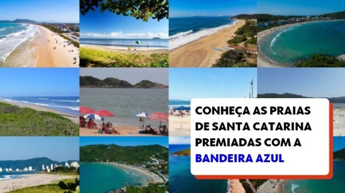 SC tem 20 das 38 praias brasileiras indicadas ao prêmio Bandeira Azul e lidera ranking nacional