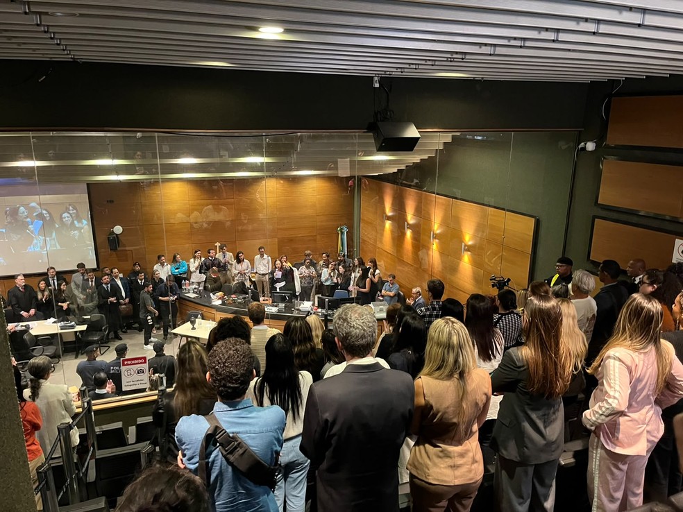 Júri condena Jairinho por homicídio qualificado e tortura, e desclassifica acusação de homicídio contra Monique — Foto: Henrique Coelho / g1 Rio