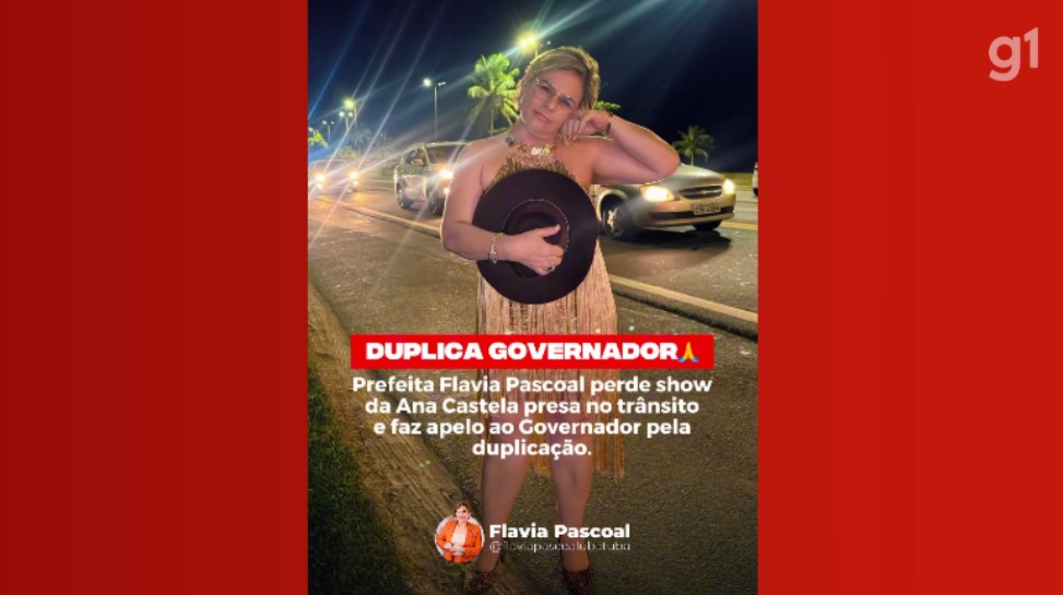 Presa no trânsito, prefeita de cidade de SP perde show de Ana Castela e pede duplicação de rodovia: 