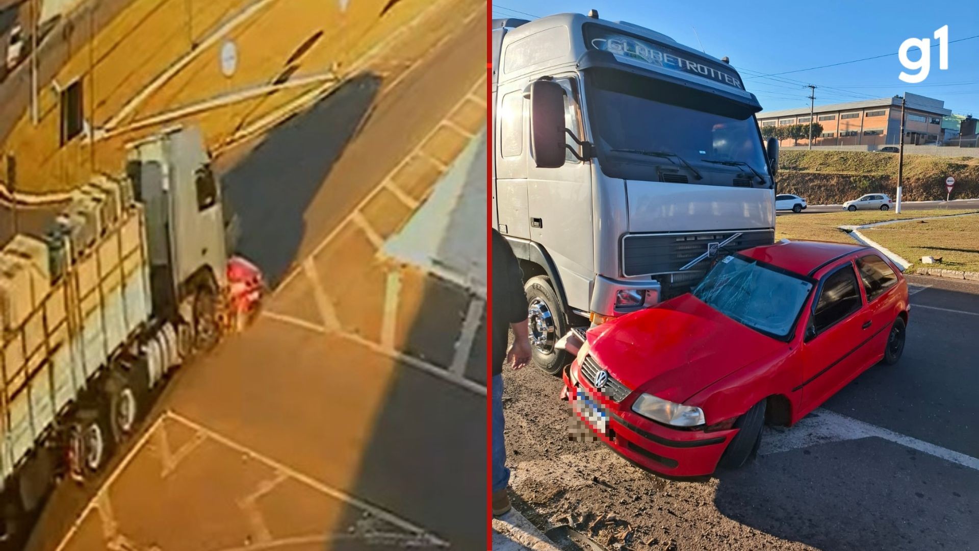 VÍDEO: avó morre e neta fica ferida em acidente na BR-153, em Erechim