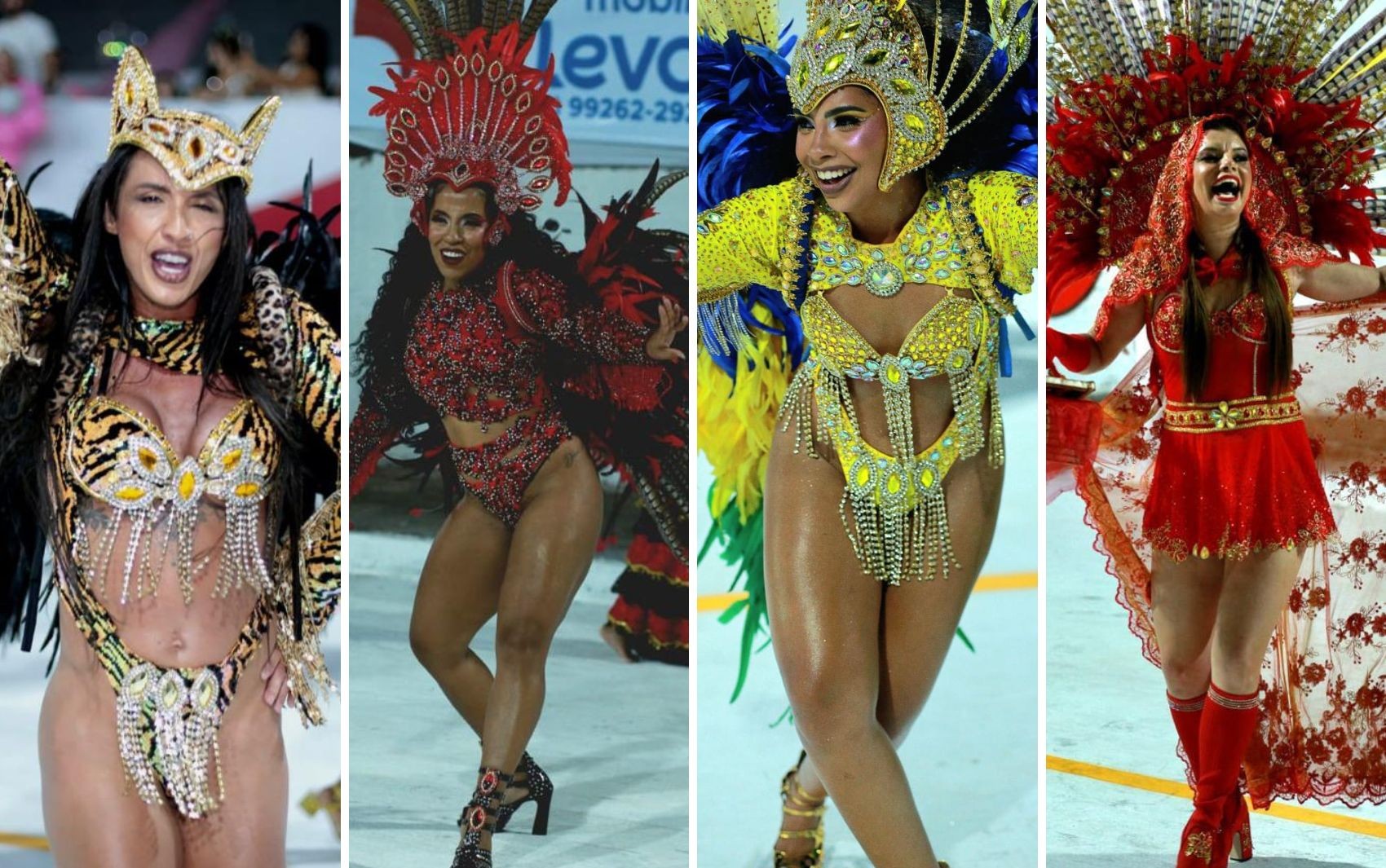 Escolas levam ancestralidade e brasilidade para a avenida em busca do título no carnaval de Batatais; FOTOS