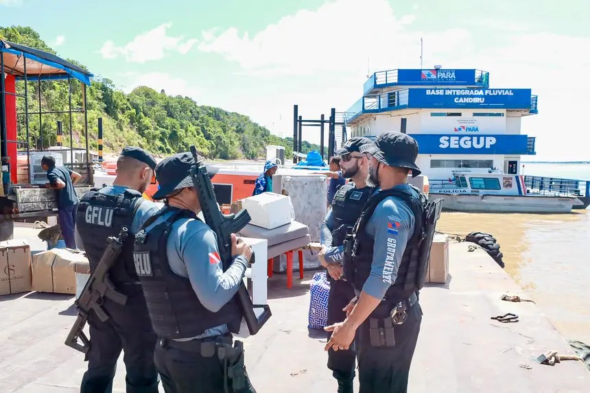 Foragido por matar esposa em São Paulo é preso em Óbidos durante fiscalização em embarcação