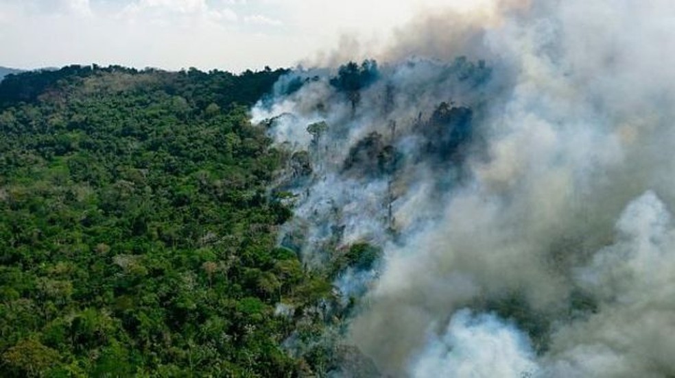 Nos últimos anos, Amazônia enfrentou duro período de desmatamento e incêndios — Foto: GETTY IMAGES
