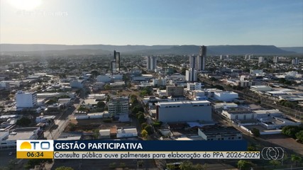 Consulta pública do Plano Plurianual 2026-2029 ouve sugestões dos palmenses