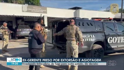 Ex-gerente é preso por extorsão e agiotagem; polícia aponta plano de fuga