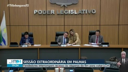 Após atraso, lei orçamentária anual de 2026 é votada e aprovada em Palmas; confira