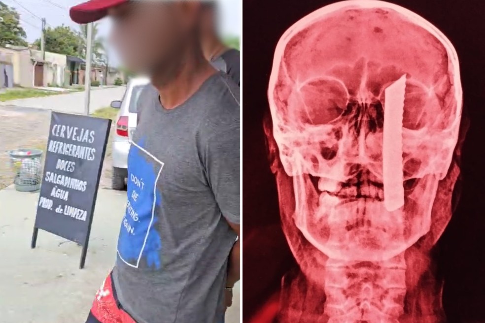 Comerciante, de 42 anos, foi preso por tentar matar a inquilina, de 47, em Mongagu� (SP) � Foto: Reprodu��o e Pol�cia Civil/Divulga��o