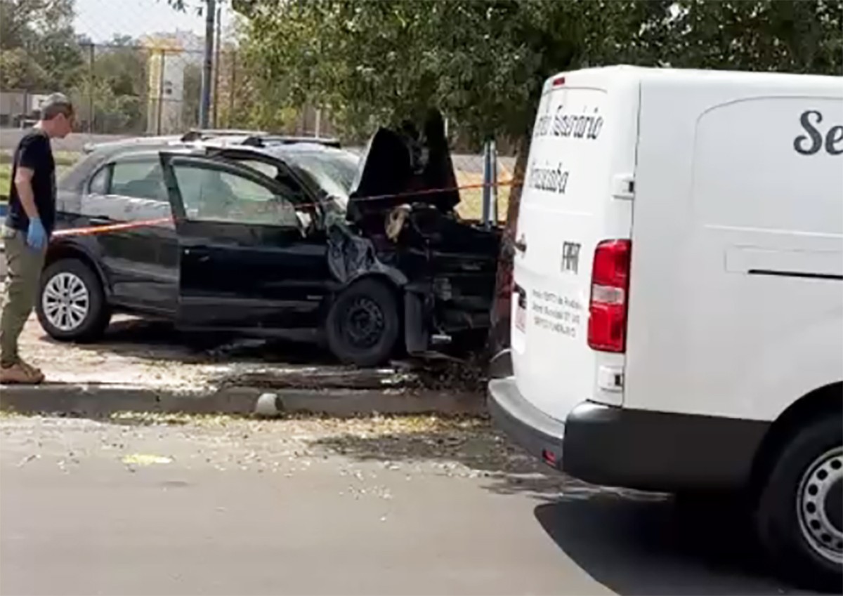 VÍDEO: homem de 52 anos morre após infartar e sofrer acidente de trânsito em Piracicaba