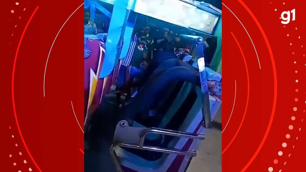 Equipamento visto de dentro — Foto: Redes sociais