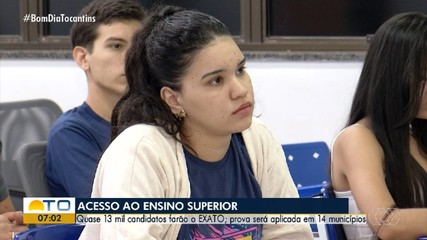 Exame de Acesso ao Ensino Superior tem quase 13 mil inscritos no Tocantins