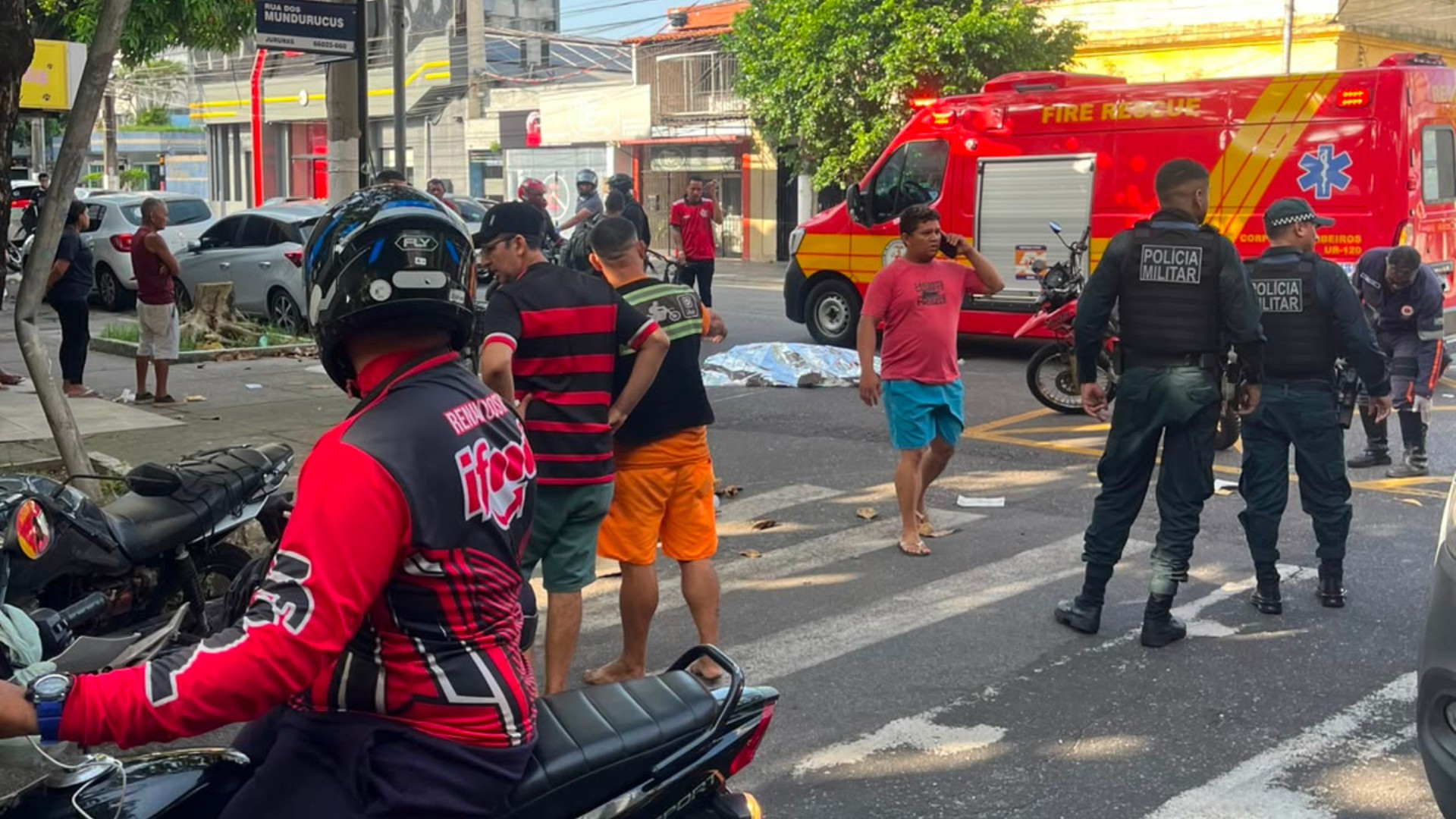 Motociclista morre em acidente grave em cruzamento de Belém