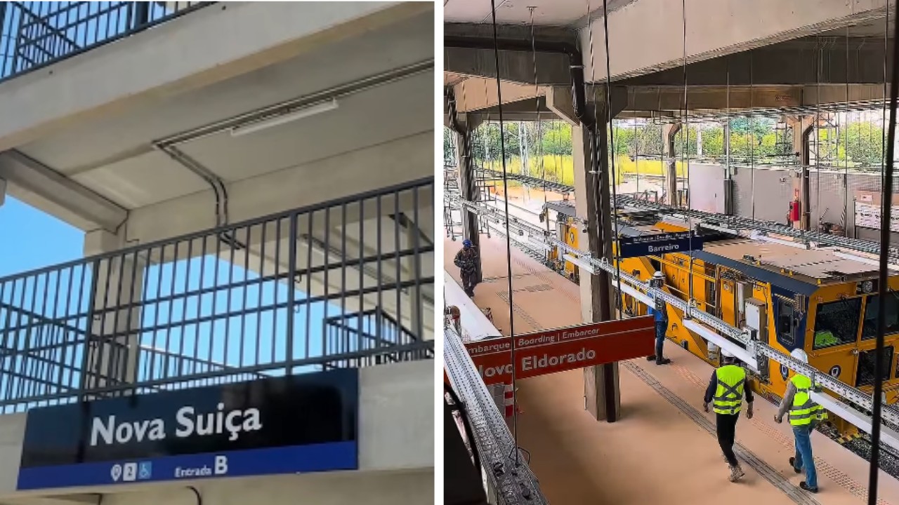 Panorama: Estações Nova Suíça e Amazonas, da linha 2 do metrô de BH, entram em operação plena em novembro
