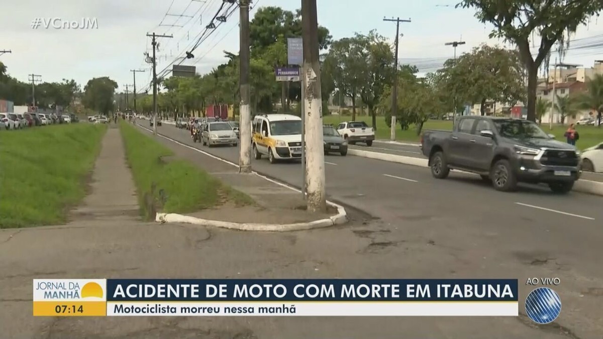 Acidentes matam motociclistas na cidade de Itabuna, sul da Bahia