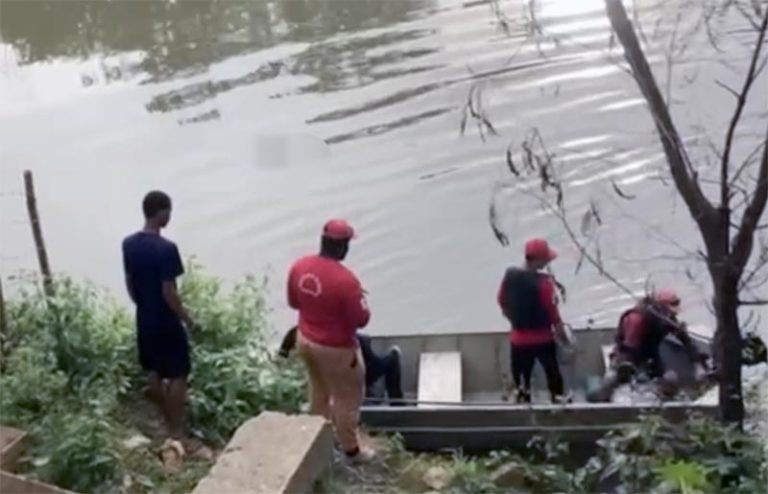 Suspeito foge da polícia, entra no Rio Pomba e é encontrado morto dois dias depois