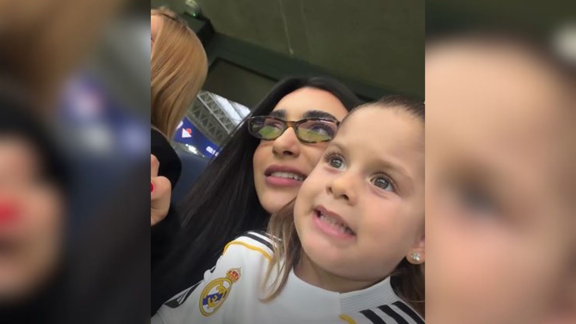 Em jogo do Real Madri, filha de Virginia fica brava ao derrubarem Vini Jr: ‘Vou bater neles’