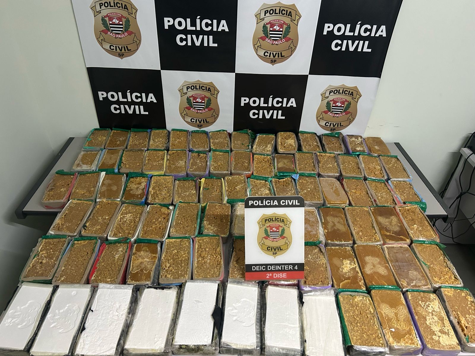 Homem é preso por tráfico com quase 80 quilos de crack em Bauru