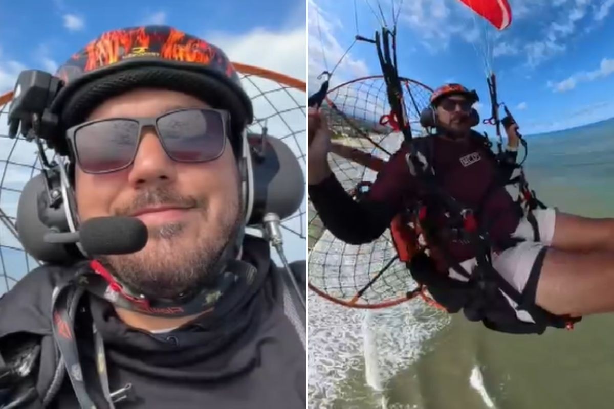 Saiba quem era o piloto que morreu em queda de paramotor provocada  por linha de pipa