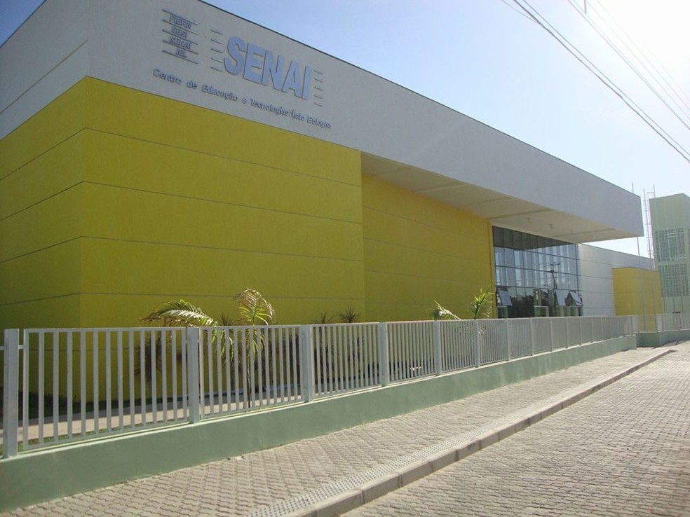 Senai Mossoró sede fachada frente — Foto: Divulgação/Senai