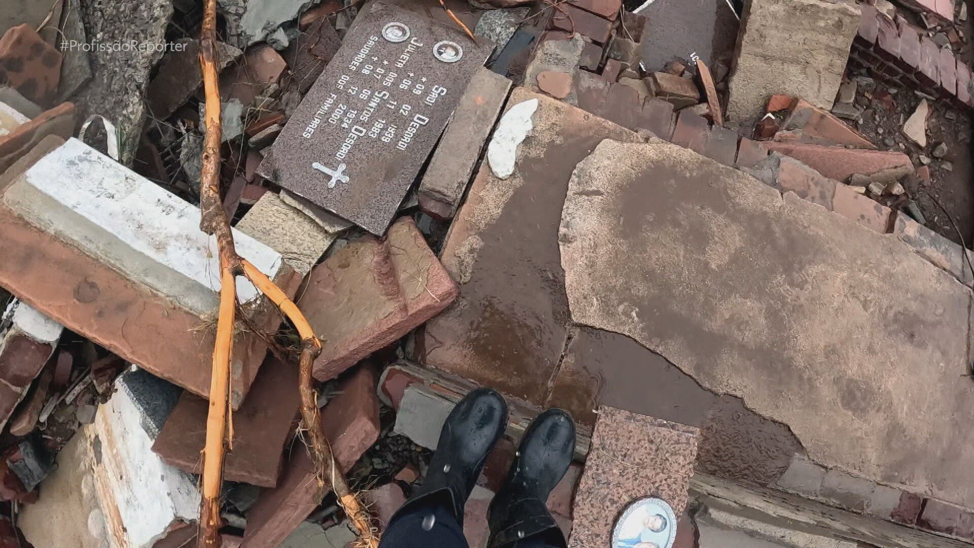 Veja como ficou cemitério em Muçum após enchente devastar cidade gaúcha 
