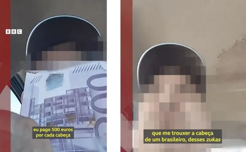 Português que ofereceu 500 euros por cabeça de brasileiros é preso