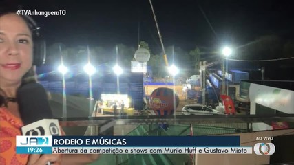 ExpoGurupi inicia rodeio com shows de Murilo Huff e Gustavo Mioto
