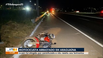 Motociclista morre após ser arrastado por carro em avenida de Araguaína
