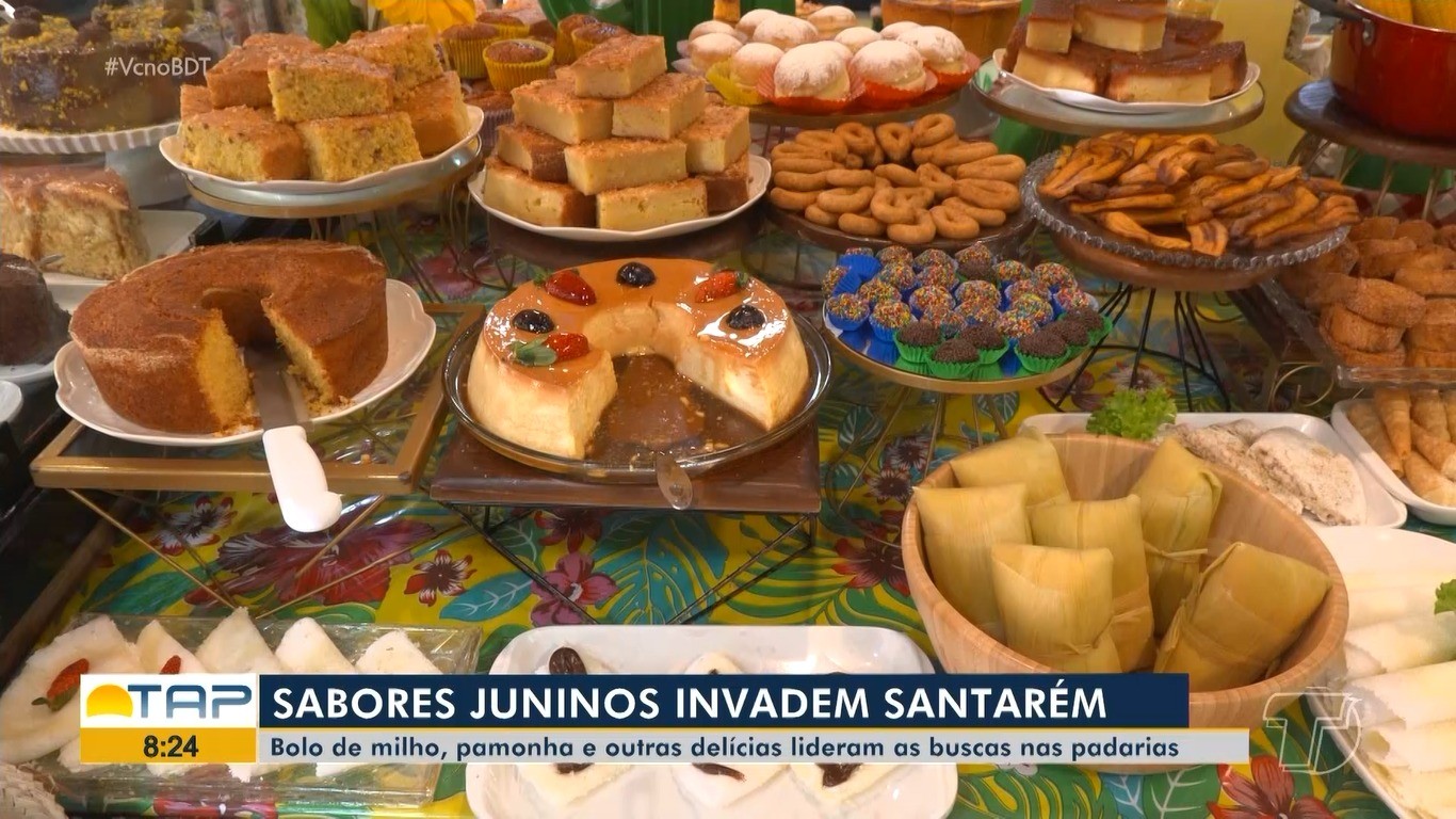 Padarias de Santarém registram alta na procura por comidas típicas no período junino