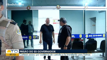 Ex-governador Mauro Carlesse é transferido para alojamento da PM em Palmas
