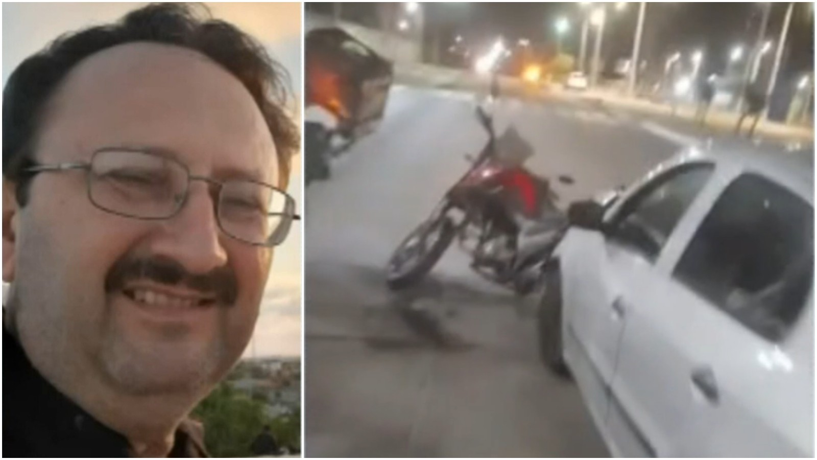 Motorista avança semáforo, atropela entregador e foge sem prestar socorro na Praia do Futuro