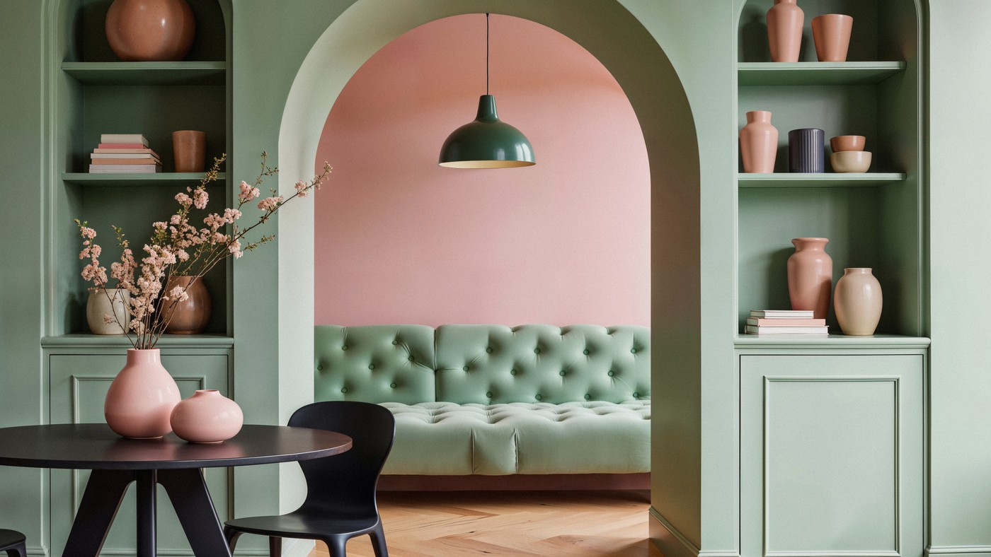 Uma casa que flui: tons diferentes, mesma essência