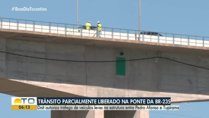 Dnit libera ponte entre Pedro Afonso e Tupirama para veículos leves