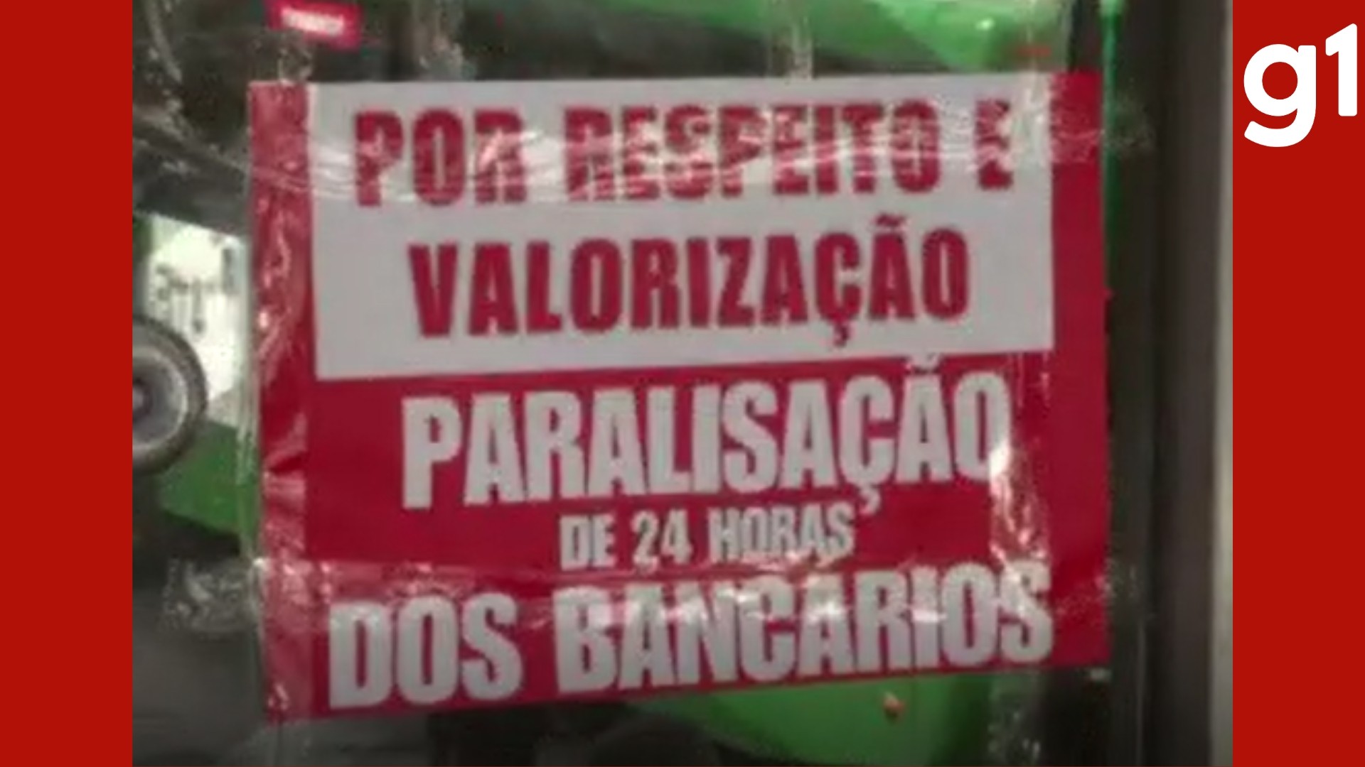 Bancários fazem paralisação nesta quinta (20) por reajuste e manutenção de direitos em MT