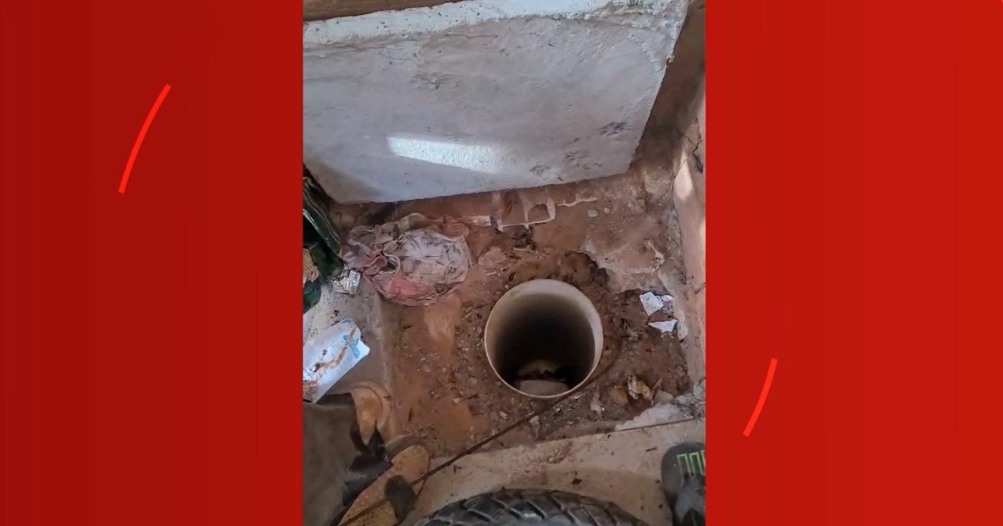 Vídeo mostra local usado para esconder armas usadas em caça ilegal no Norte de MG