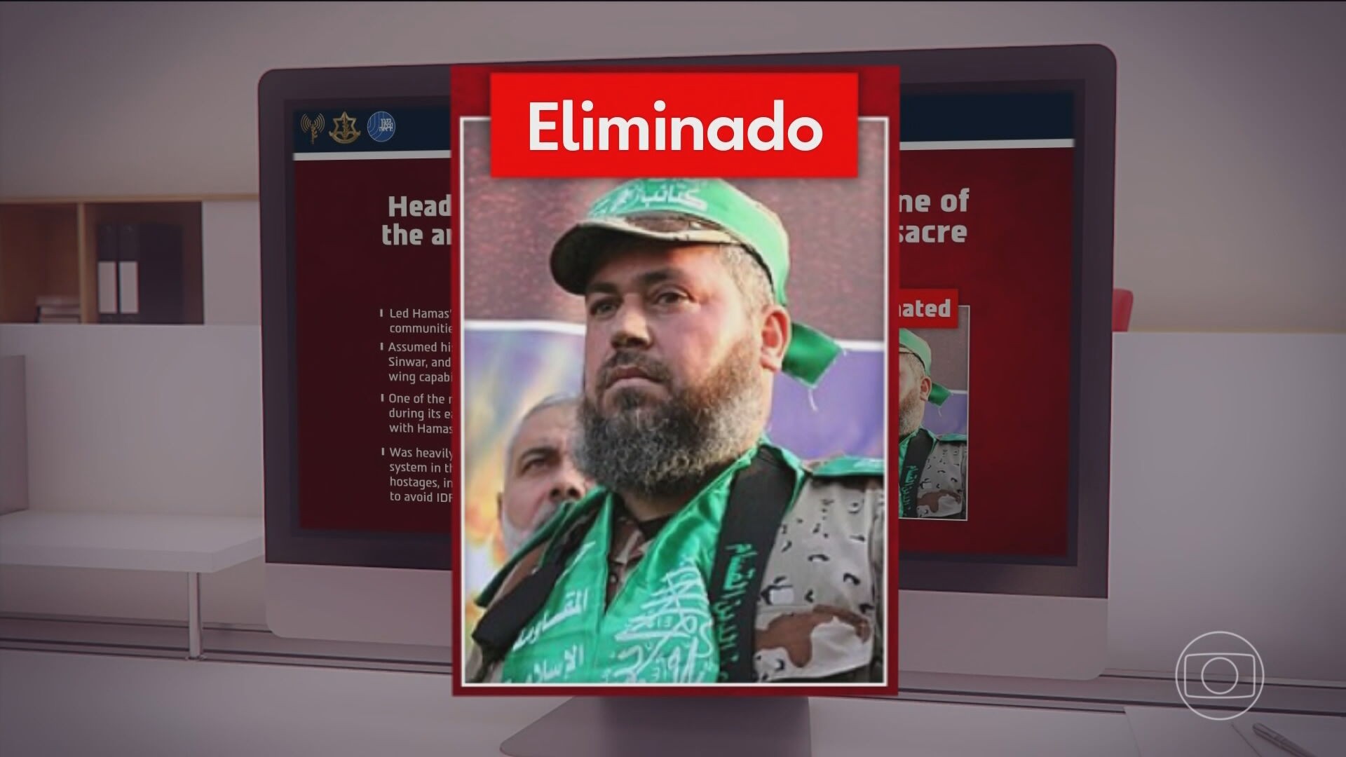 Israel confirma morte de chefe militar do grupo terrorista Hamas na Faixa de Gaza