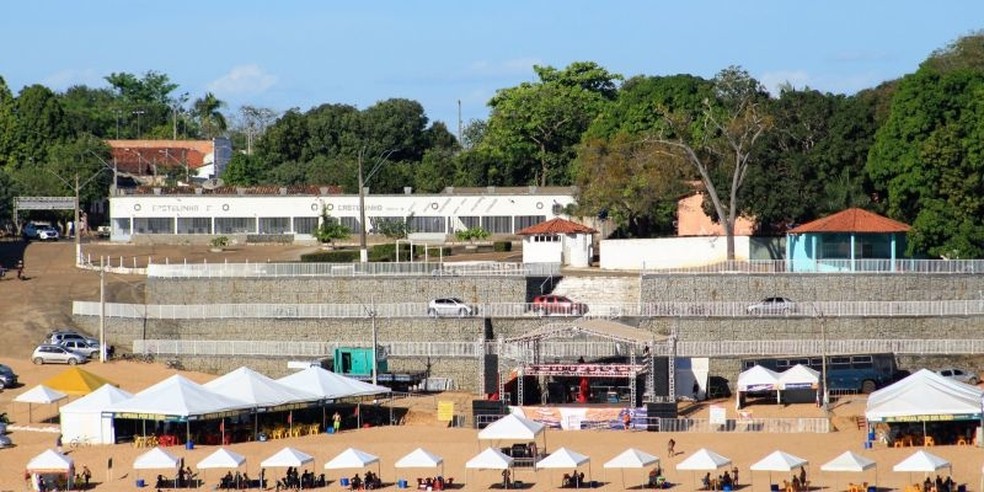 Praia de Tocantínia — Foto: Prefeitura de Tocantínia