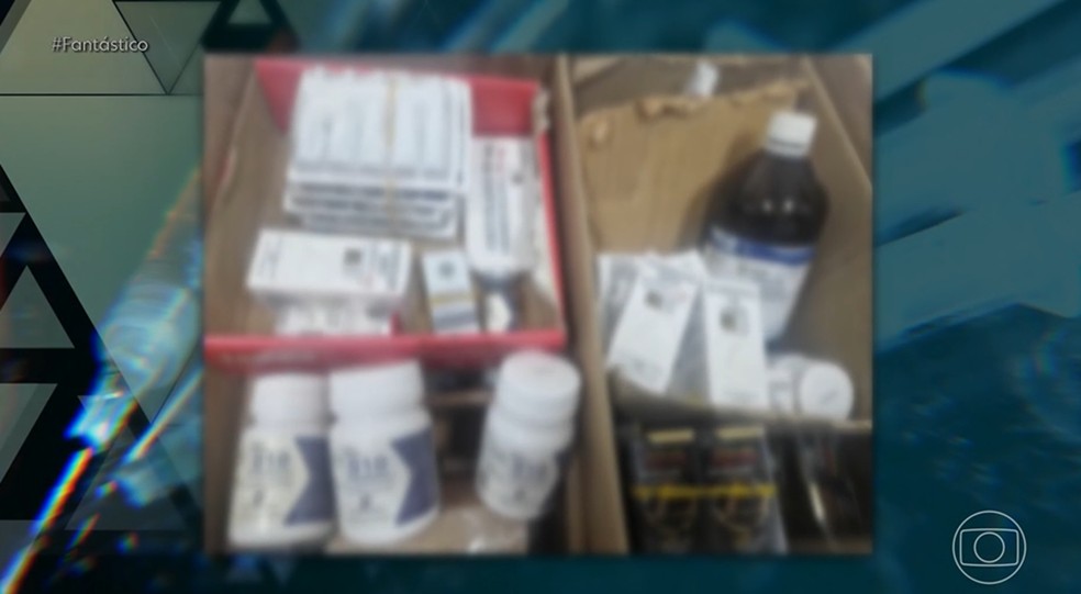 Investigadores afirmam que a matéria-prima utilizada na produção chegava ao Brasil por meio da fronteira com o Paraguai. — Foto: Reprodução/TV Globo