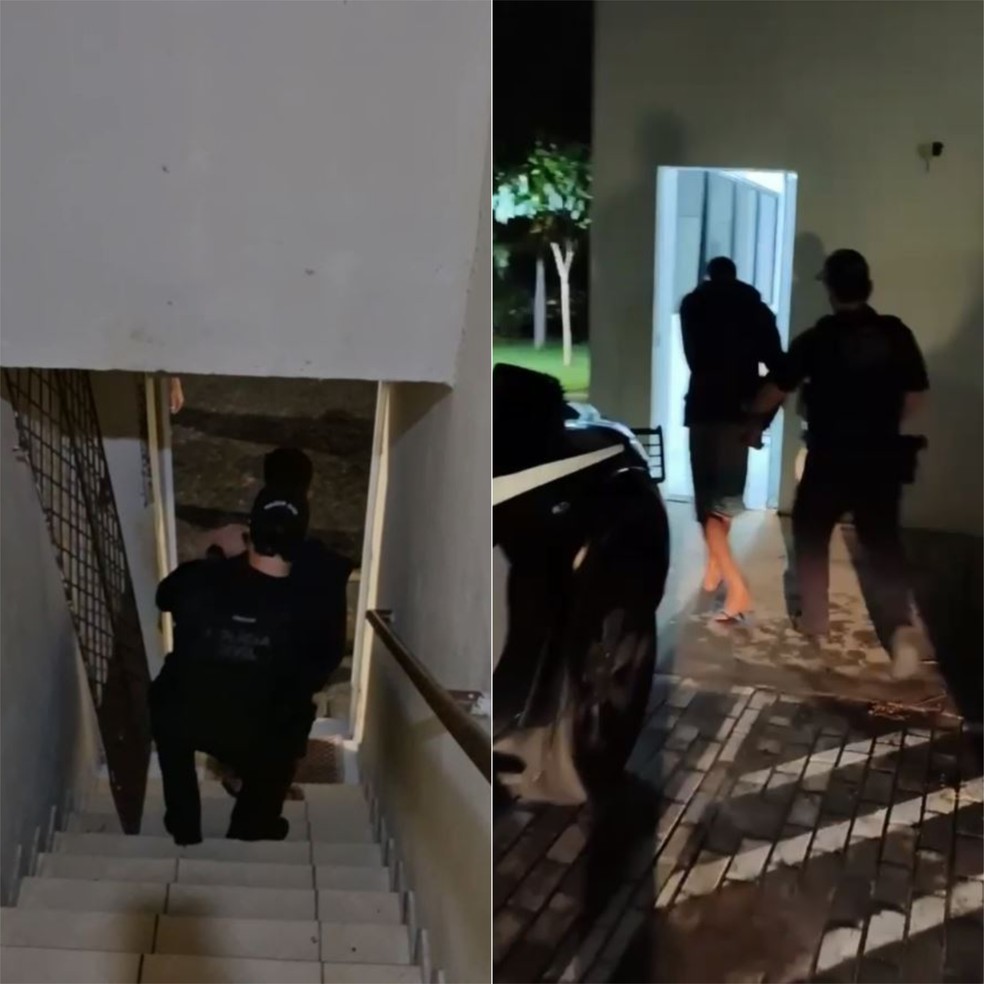 Suspeito foi preso na noite de quinta-feira (7) — Foto: Divulgação/Polícia Civil