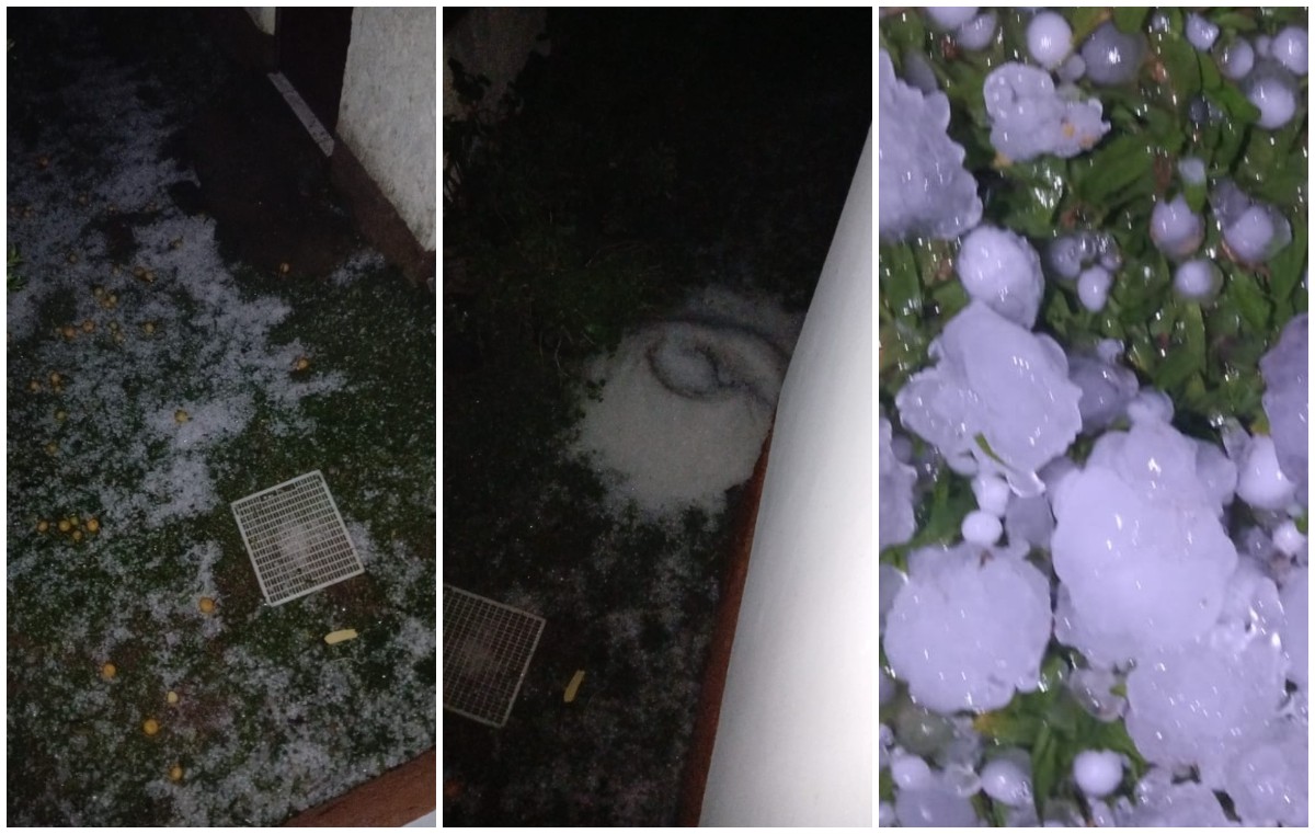 Temporal com granizo destelha casas e causa prejuízos em cidades de SC; VÍDEO