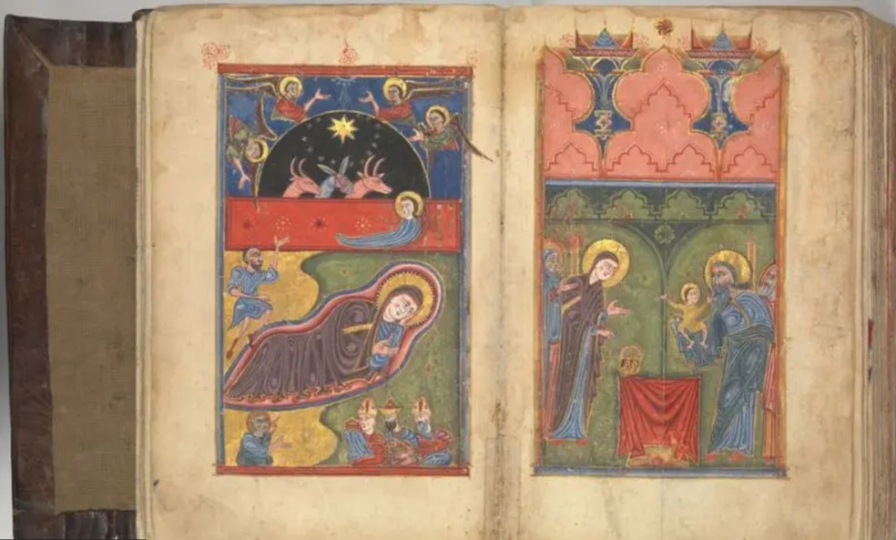 Apenas os dois primeiros capítulos dos Evangelhos de Mateus e Lucas mencionam infância de Jesus — Foto: Getty Images/BBC