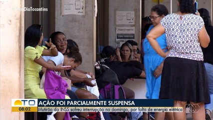 Falta de energia no INSS deixa parte dos atendimentos do mutirão suspensa em Palmas