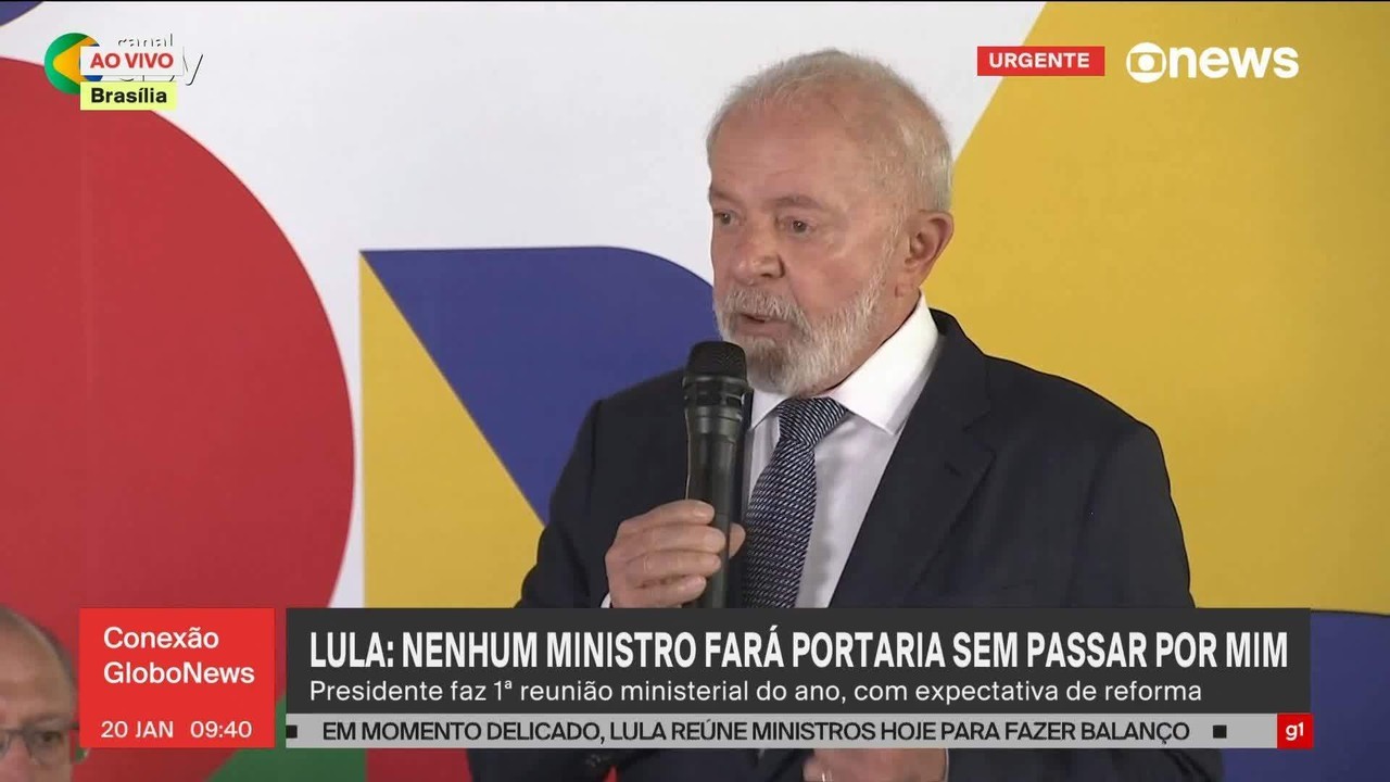 Lula pede metas até o fim do mandato, diz que governo não pode 'inventar nada' e 'não tem direito de errar'