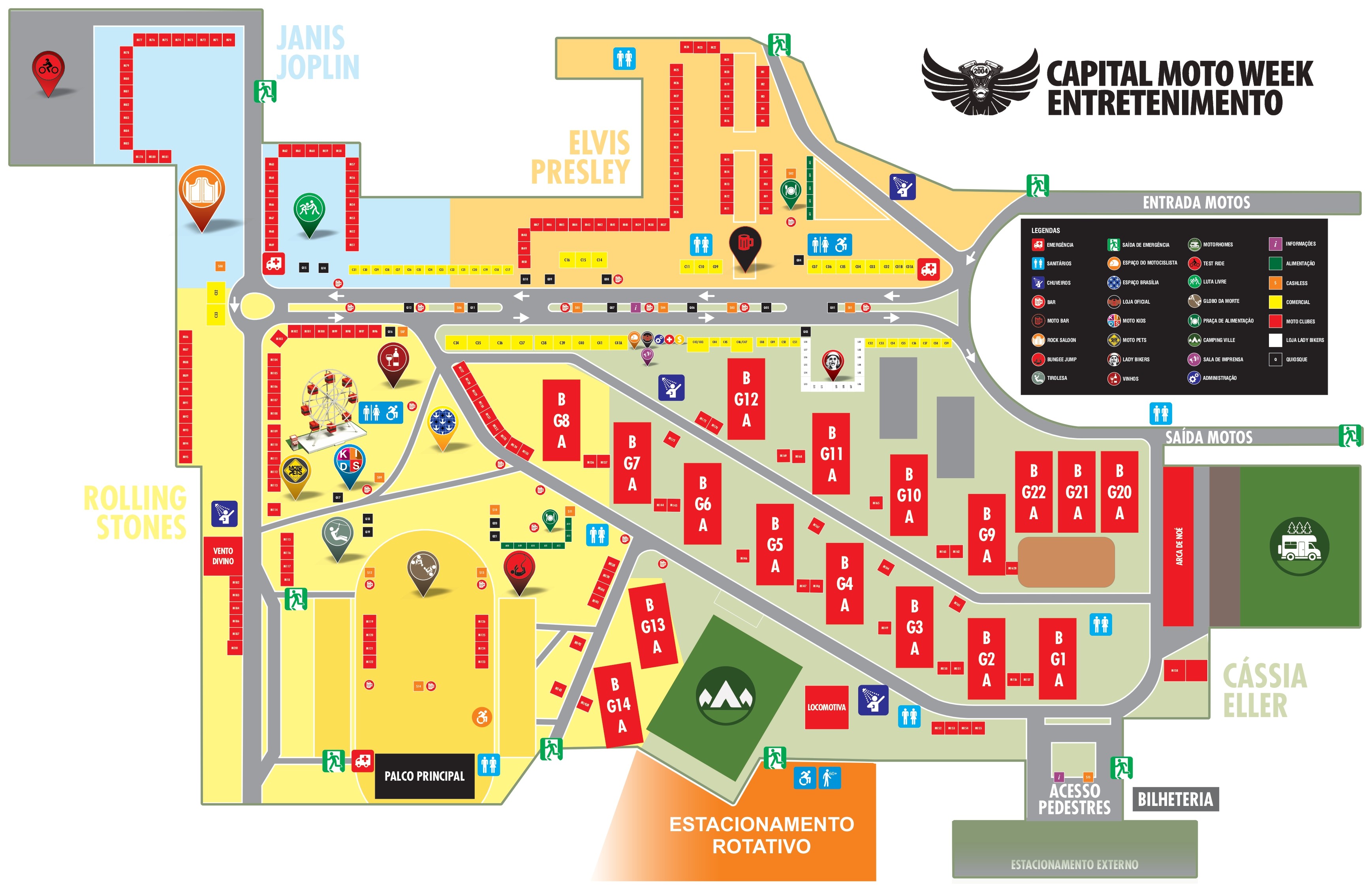 Capital Moto Week: além de shows, festival tem complexo gastronômico ...