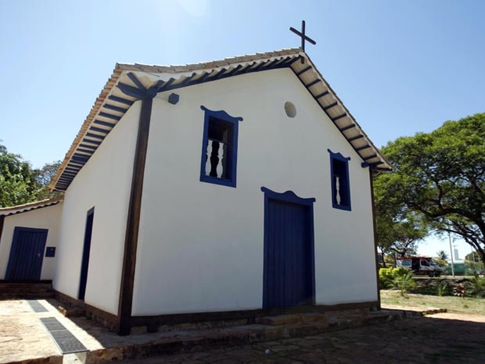 Praça de São Sebastião, em Planaltina, no Distrito Federal, é um dos pontos indicados pelo guia da região.  — Foto: Dênio Simões/Agência Brasília