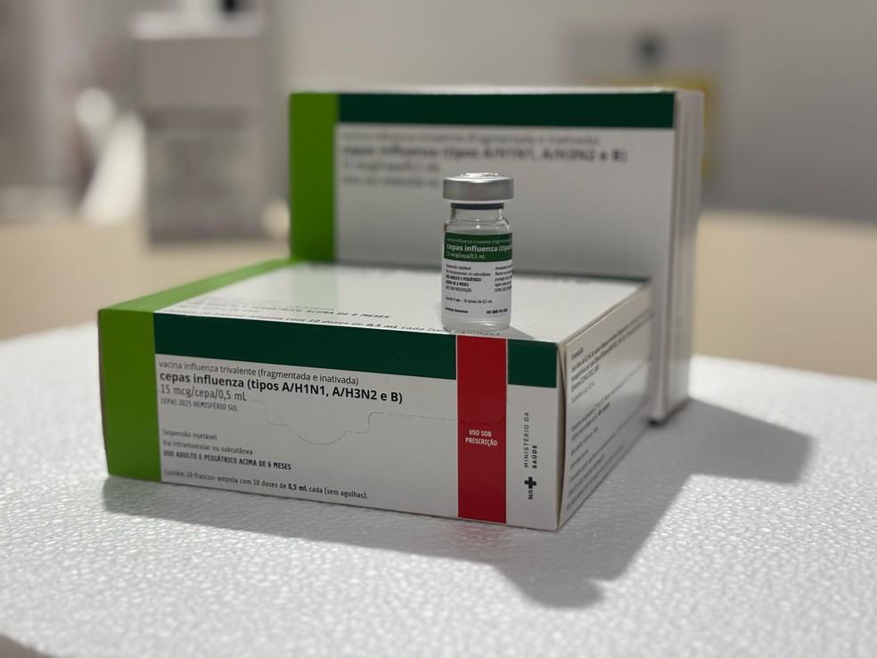 Vacina contra gripe influenza no Rio Grande do Norte Natal RN — Foto: Divulgação/Sesap-RN