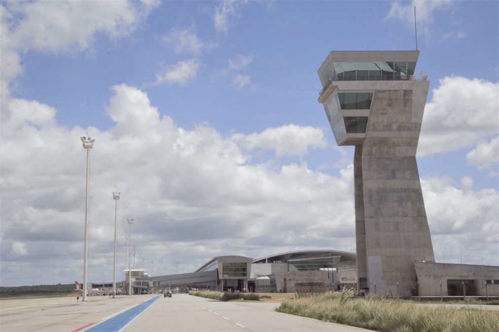 Torre de controle do Aeroporto de Natal passou a ser operada pela Aeronáutica em 2022 — Foto: Inframérica/Cedida