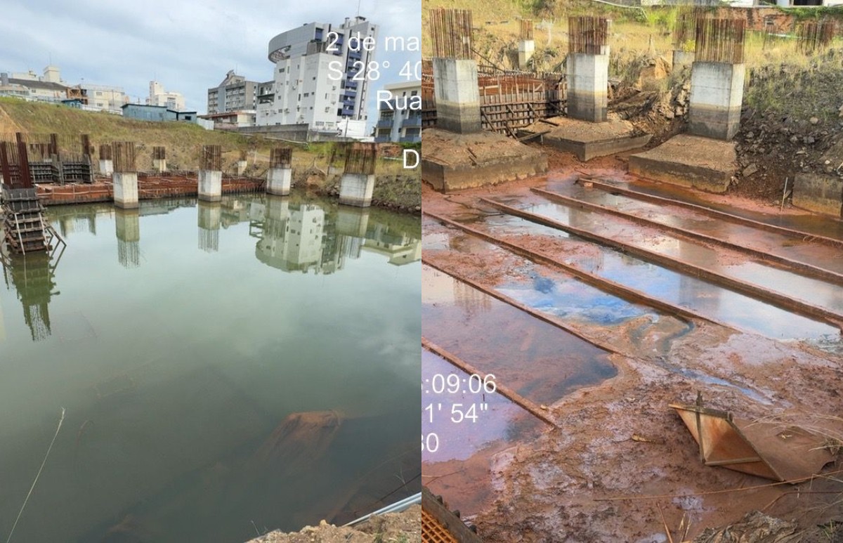 Operação ao longo de 22 dias retira 6 milhões de litros de água de obra abandonada em SC