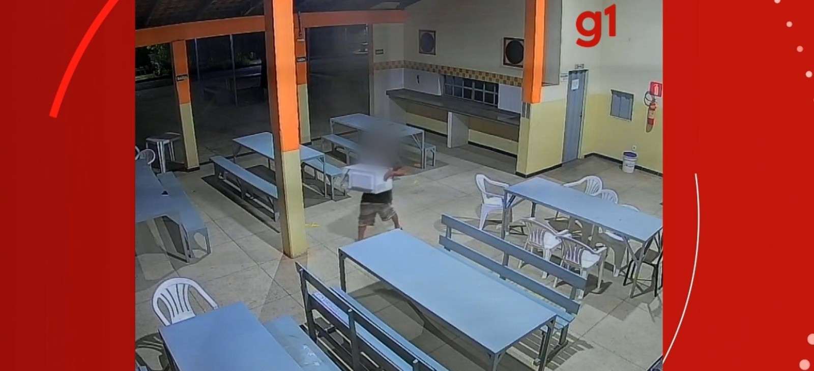 Homem é preso após escalar grade e furtar Apae de Três Marias