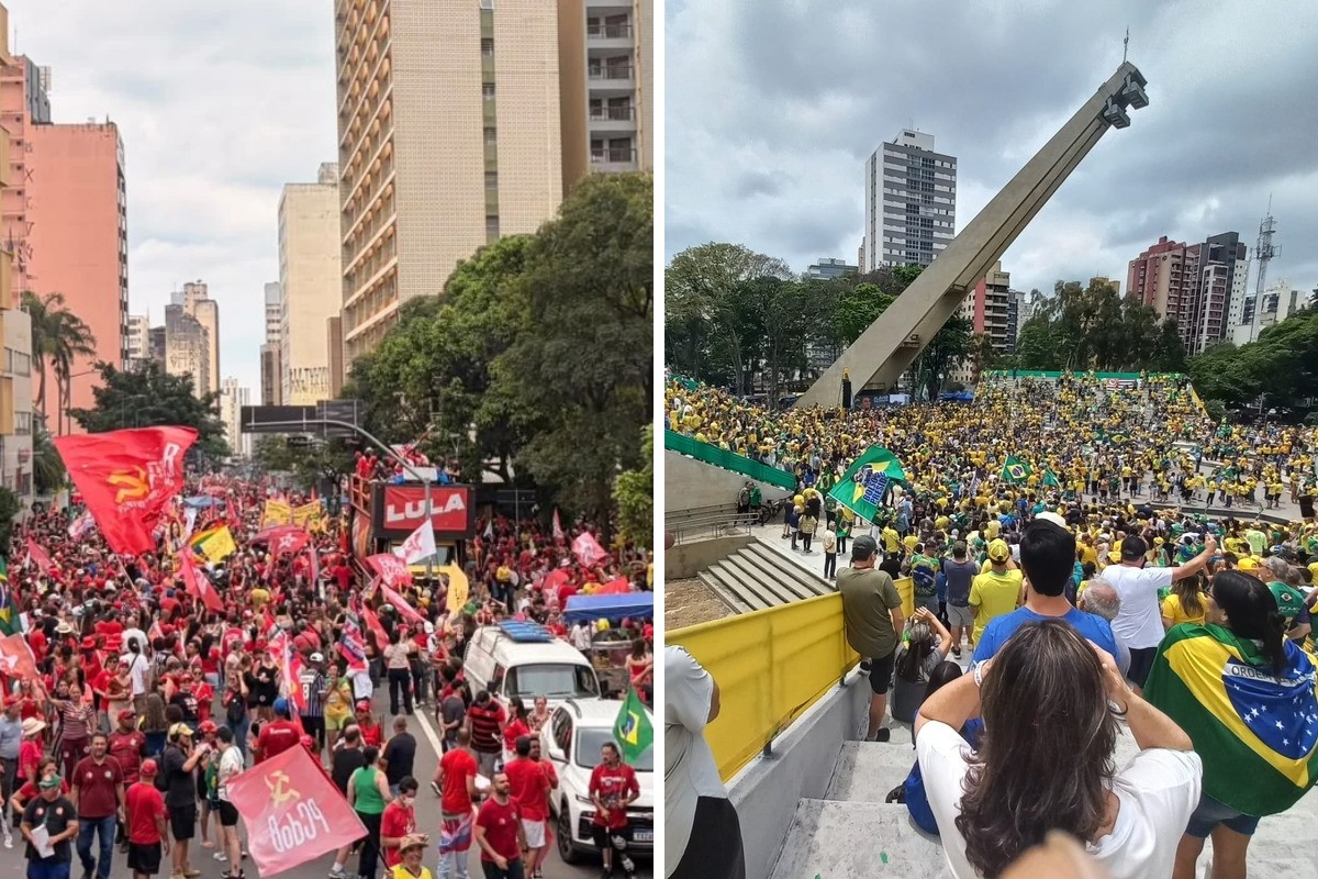 Eleições 2026: às vésperas do 2º turno, atos pró-Lula e Bolsonaro são realizados a 2 km de distância em Campinas
