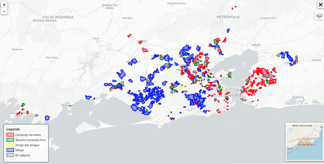 Rio tem 3,7 milhões de habitantes em áreas dominadas pelo crime ...