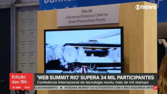 Web Summit reuniu mais de mil startups  - Programa: Jornal GloboNews edição das 18h 